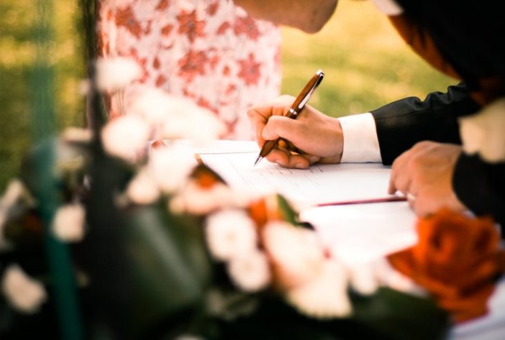 What is a wedding vow?