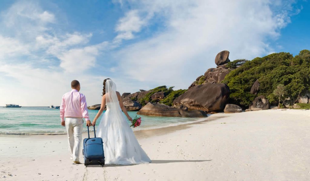 Stepping from Wedding Preparations to the Tranquility of Honeymoon Bliss